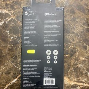 Yellow skullcandy wireless simplicity Jib + headphones